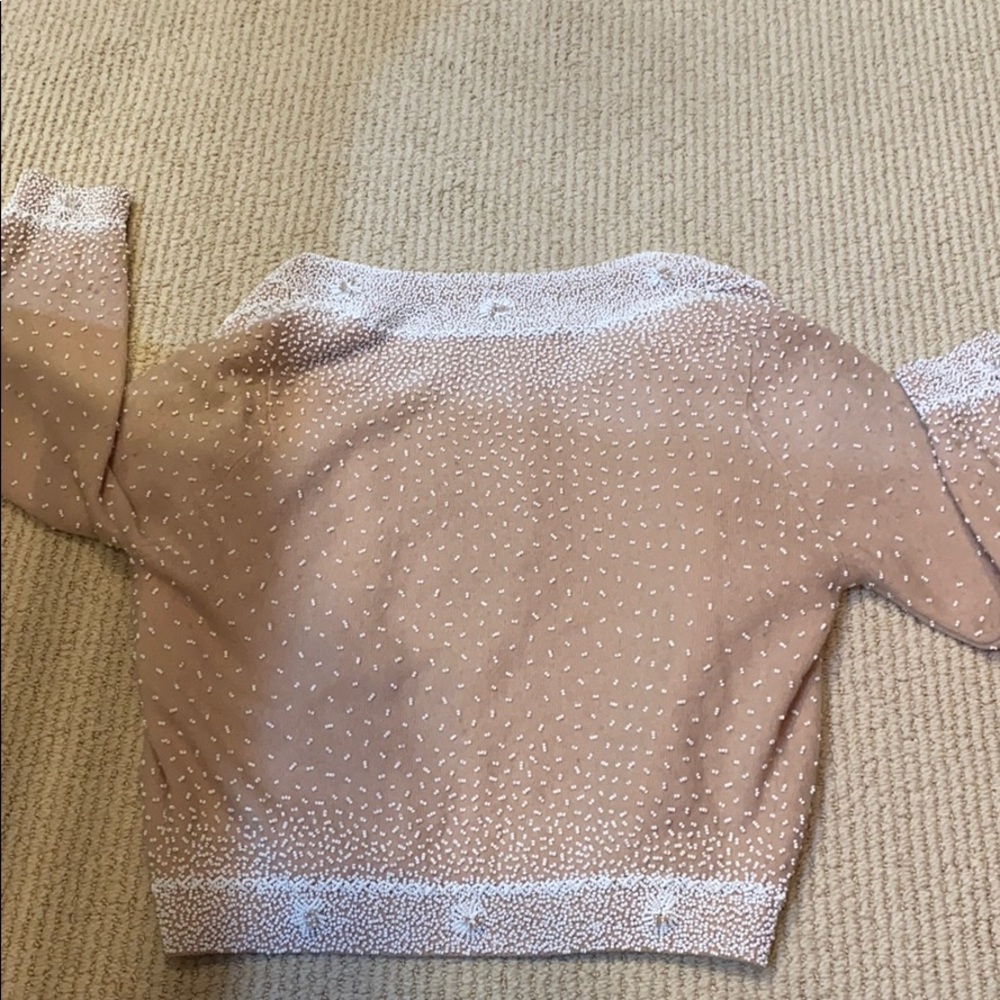 VINTAGE BEADED LAMBSWOOL SWEATER - Picture 2 of 16
